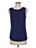 Fortune + Ivy 100% Polyester Blue Sleeveless Blouse Size M - photo 2
