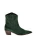 Intentionally ______ 100% Leather Green Ankle Boots Size 10 - photo 1