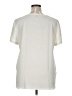 Ann Taylor 100% Polyester Ivory Short Sleeve T-Shirt Size XL - photo 2
