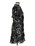 Parker 100% Polyester Print Black Casual Dress Size M - photo 4