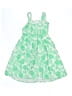 Unbranded 100% Polyester Tropical Green Dress Size M (kids) - photo 1
