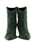 Intentionally ______ 100% Leather Green Ankle Boots Size 10 - photo 2