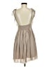 Garage Solid Tan Gray Cocktail Dress Size M - photo 2