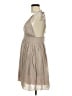 Garage Solid Tan Gray Cocktail Dress Size M - photo 5
