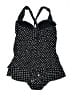Torrid Polka Dots Black One Piece Swimsuit Size 3X (3) - photo 2