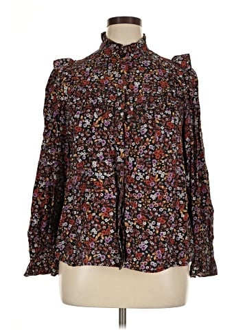 Who What Wear Long Sleeve Blouse (view 1)