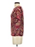 JM Collection Burgundy 3/4 Sleeve Top Size P (petite) - photo 5
