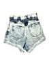 retrofête 100% Cotton Blue Denim Shorts Size 26 waist - photo 2