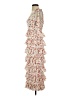 WAYF 100% Polyester Floral Ivory Cocktail Dress Size XS - photo 5
