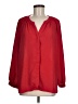 Gibson Red Long Sleeve Blouse Size M - photo 1