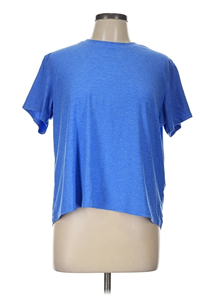 Pre-owned Unbranded Active T-shirt In Blue