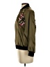 Saks Fifth Avenue 100% Polyester Floral Green Jacket Size XS - photo 5