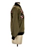Saks Fifth Avenue 100% Polyester Floral Green Jacket Size XS - photo 4