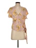 J.Crew 100% Polyester Pink Short Sleeve Blouse Size S (estimated) - photo 1