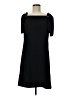 Ann Taylor 100% Polyester Solid Black Casual Dress Size 8 - photo 1