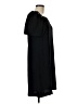 Ann Taylor 100% Polyester Solid Black Casual Dress Size 8 - photo 4