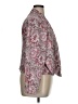 Talbots 100% Polyester Paisley Pink Long Sleeve Blouse Size 14 - photo 4
