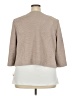 Maya Brooke Chevron-herringbone Tan Blazer Size 20 - photo 2