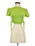 Shein Green Short Sleeve Turtleneck Size 2 - photo 1