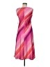 DKNY 100% Polyester Tie-dye Pink Casual Dress Size 6 (petite) - photo 2