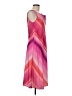 DKNY 100% Polyester Tie-dye Pink Casual Dress Size 6 (petite) - photo 4