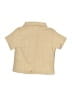 Unbranded 100% Polyester Solid Tan Short Sleeve Button-Down Shirt Size 6-9 mo - photo 2