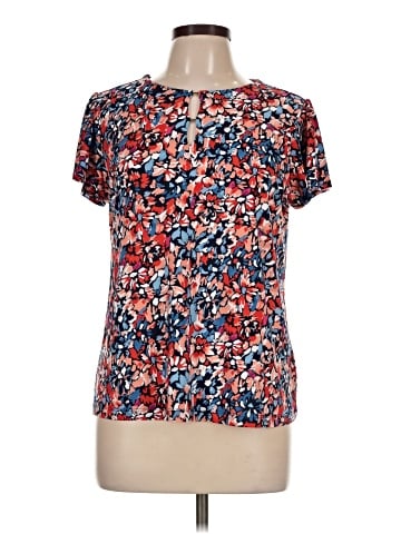 Jones New York Short Sleeve Blouse (view 1)