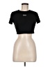 Meshki Black Short Sleeve Turtleneck Size M - photo 1
