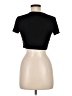Meshki Black Short Sleeve Turtleneck Size M - photo 2