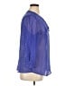 Gap Outlet 100% Polyester Blue 3/4 Sleeve Blouse Size XL - photo 4