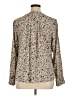 Apt. 9 100% Polyester Animal Print Tan Long Sleeve Blouse Size XL - photo 2