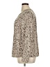 Apt. 9 100% Polyester Animal Print Tan Long Sleeve Blouse Size XL - photo 5