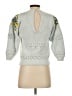 BA&SH 100% Cotton Floral Gray Pullover Sweater Size XS - photo 2