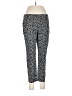 J.Crew Mercantile Animal Print Black Casual Pants Size 10 - photo 1