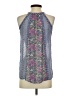 Joie 100% Silk Blue Sleeveless Silk Top Size XXS - photo 2