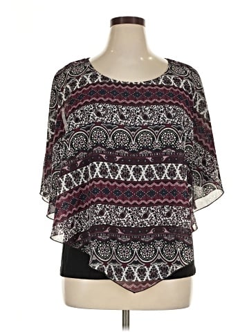 AB Studio Short Sleeve Blouse (view 1)