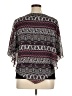 AB Studio Black Short Sleeve Blouse Size XL - photo 2