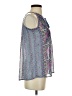 Joie 100% Silk Blue Sleeveless Silk Top Size XXS - photo 4