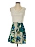 Express Print Ivory Casual Dress Size XS - photo 1