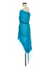 Mason 100% Silk Blue Cocktail Dress Size 8 - photo 5