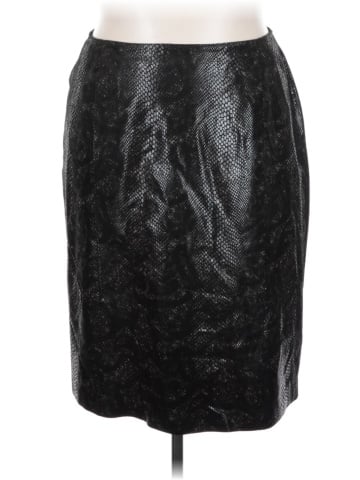 DANIER Faux Leather Skirt (view 1)