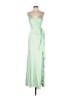 Mac Duggal 100% Polyester Green Cocktail Dress Size 2 - photo 1
