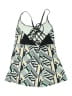Unbranded Print Green Swimsuit Top Size 3X - photo 2