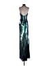 Alyce 100% Polyester Metallic Green Cocktail Dress Size 2 - photo 2