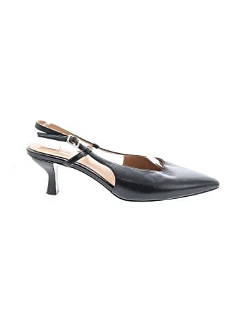 Madewell The Debbie Slingback Pump in Leather (view 1)