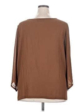 Bob Mackie 3/4 Sleeve Blouse (view 2)