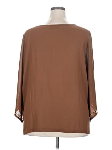 Bob Mackie 3/4 Sleeve Blouse (view 2)