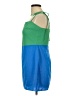 Olivaceous 100% Polyester Color Block Blue Casual Dress Size L - photo 5