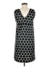 H&M 100% Polyester Graphic Black Casual Dress Size 6 - photo 2