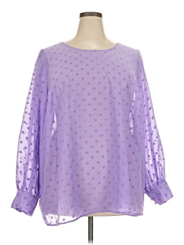 Torrid 3/4 Sleeve Blouse (view 1)